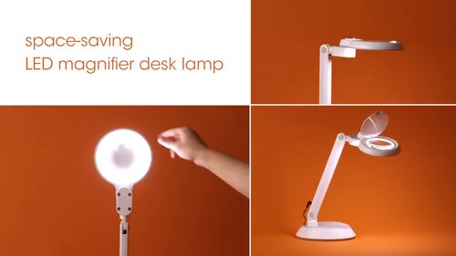 Space saving hot sale desk lamp